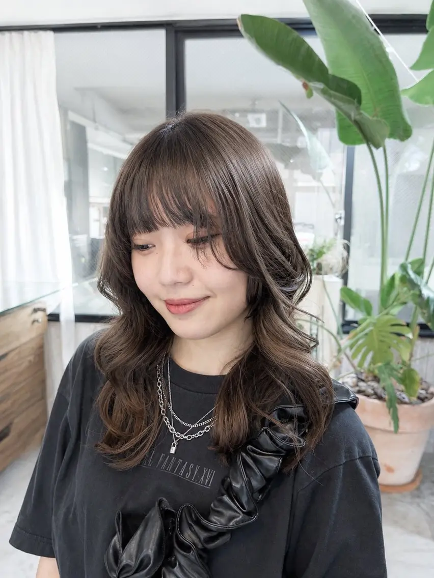 ミディアム ヘアカラー 児玉 蒼空のヘアスタイル