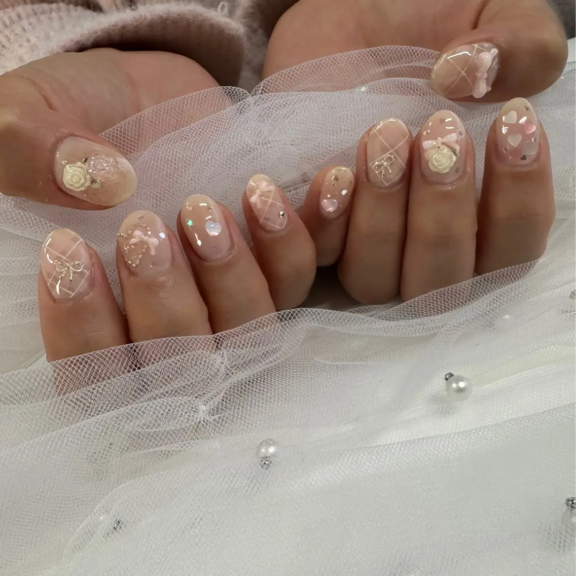 ネイル ジェルネイル 東 千夏のネイルデザイン