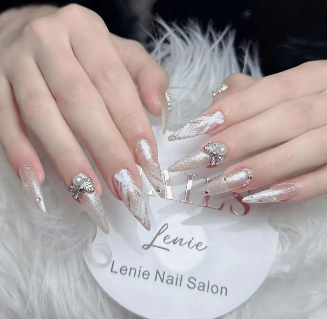 ネイル アートネイル 韓国ネイル 持ち込み ワンホンネイル Lenie Nail Salonのネイルデザイン