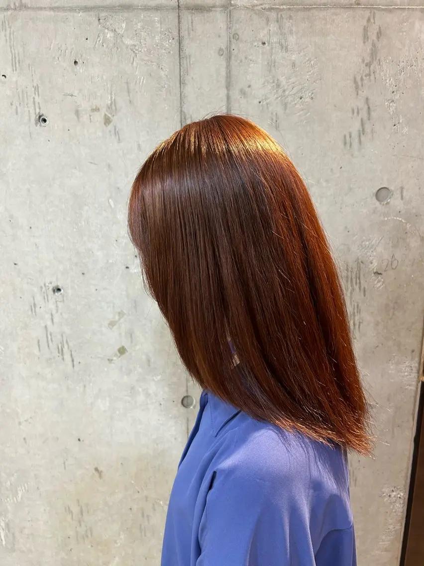 ロング カラー ブラウンカラー 桜井晶/ Blossom大山店のヘアスタイル
