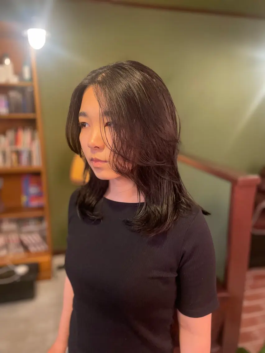 ミディアム カラー カット ヘアカラー トリートメント PATH-hair. storeのヘアスタイル