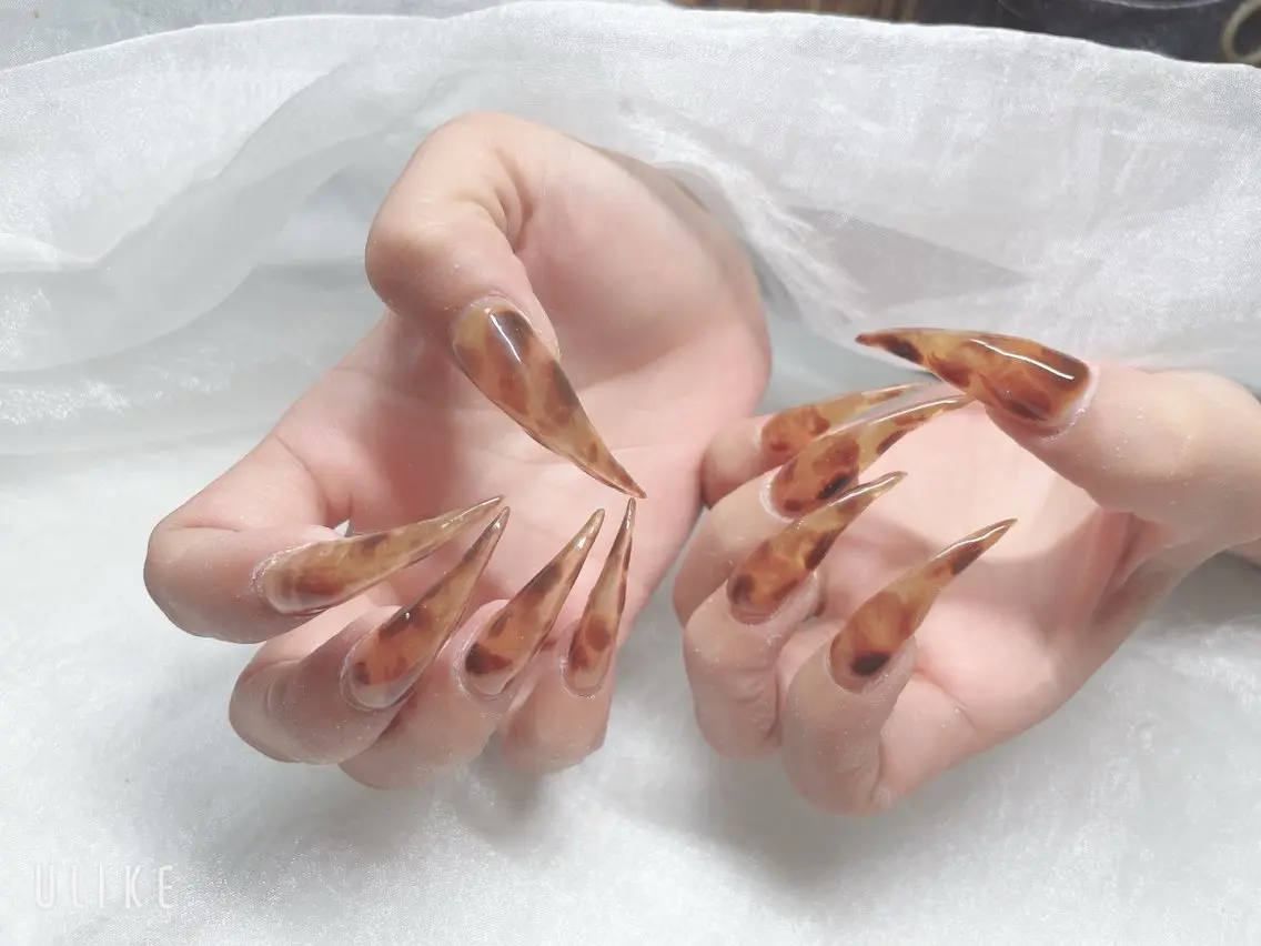 ネイル ロングネイル BABY LION :Linaのネイルデザイン