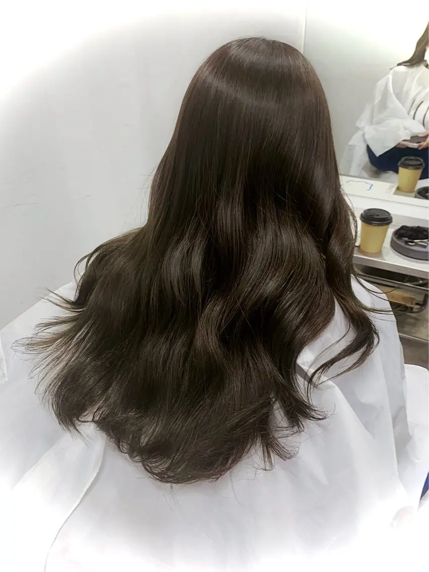 ロング カラー 御器所／髪質 改善カラー／まりえのヘアスタイル