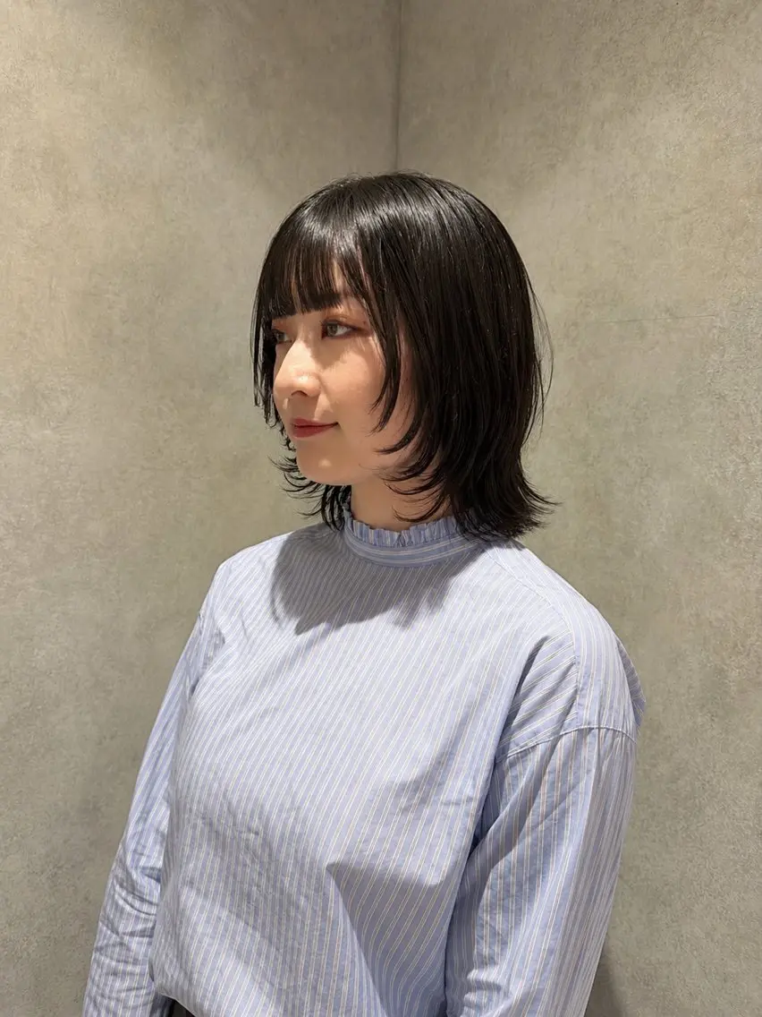 ミディアム カット ヘアカラー karin/ ボブ♡レイヤー♡のヘアスタイル