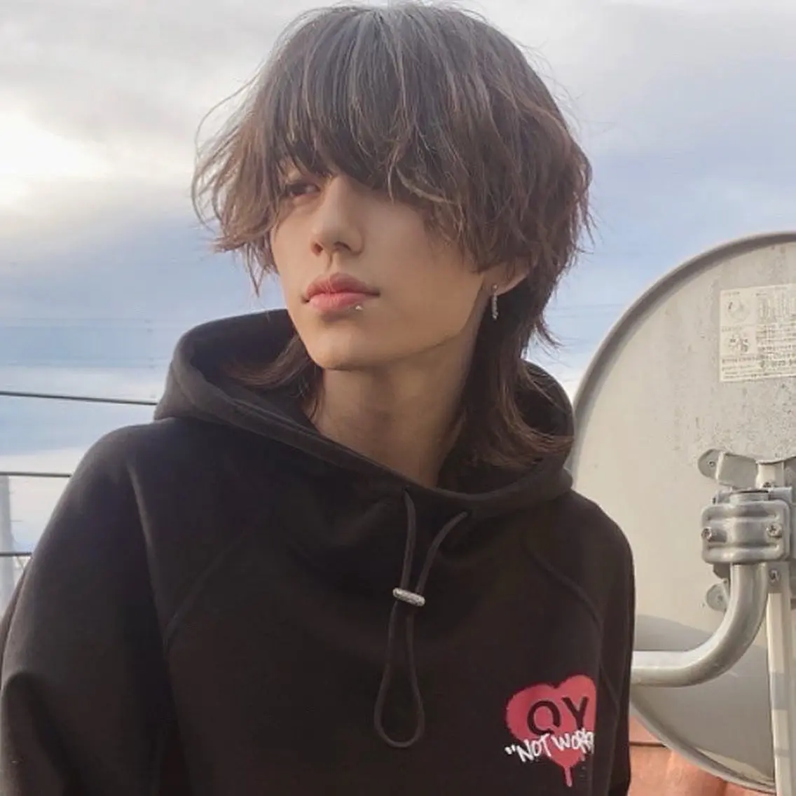 ミディアム カラー パーマ メンズ カット ヘアセット 🔥最強メンズ特化/ パーマの達人🔥風見のヘアスタイル