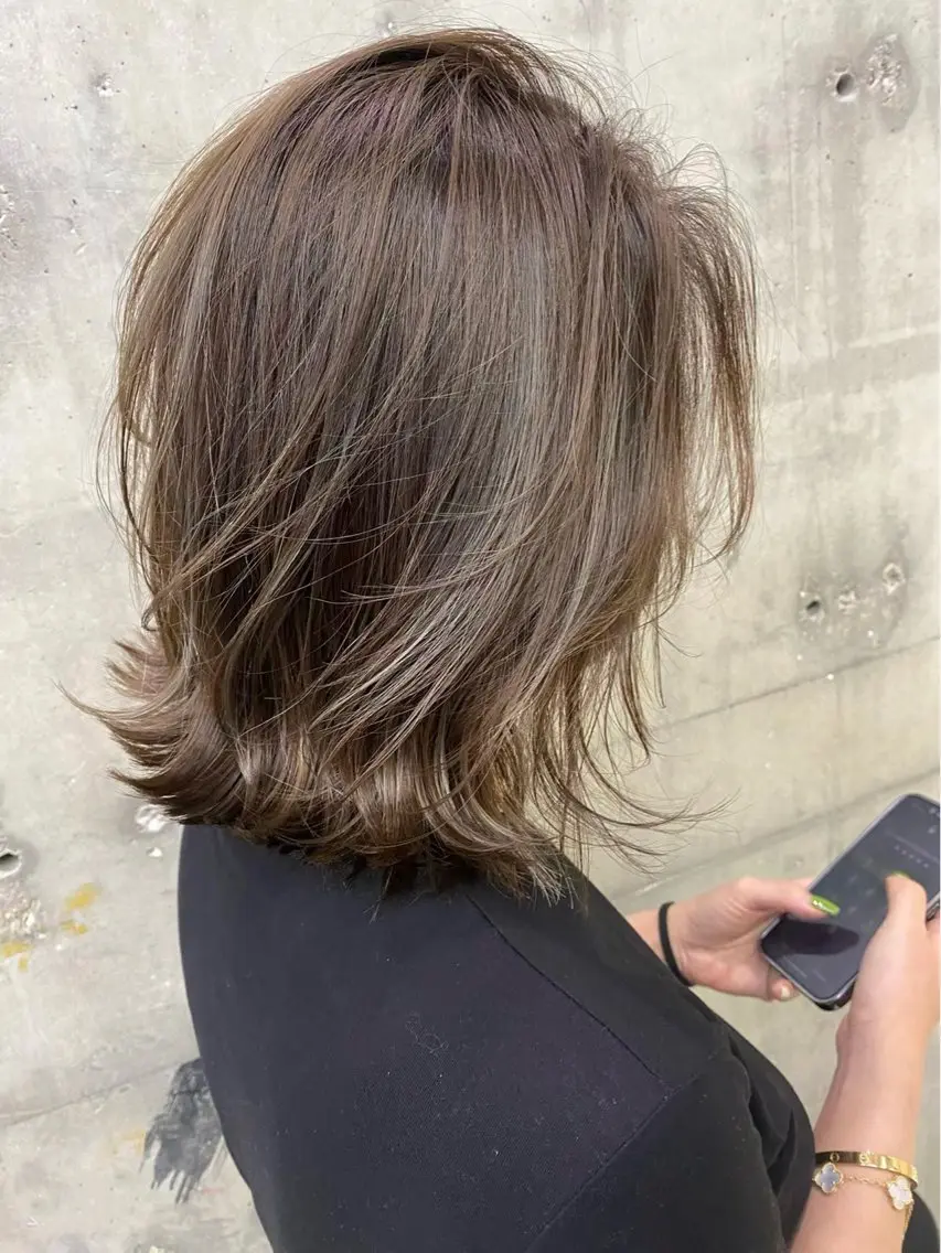 ミディアム カラー 村上|髪質改善 プロデュースのヘアスタイル
