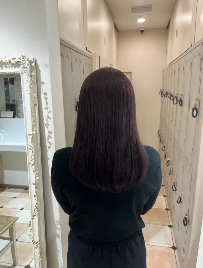 カラー ラベンダーカラー ヘアカラー トリートメント ヘッドスパ 🌸似合わせカラー 森木沙弥🌸のヘアスタイル