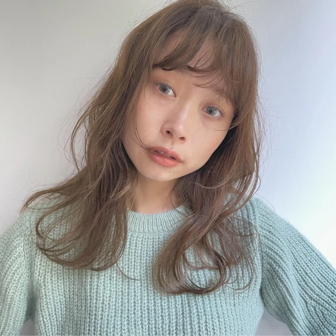 透明感🧚‍♀️カット＋イルミナカラー　7800円🩵（120min​〜​）の写真