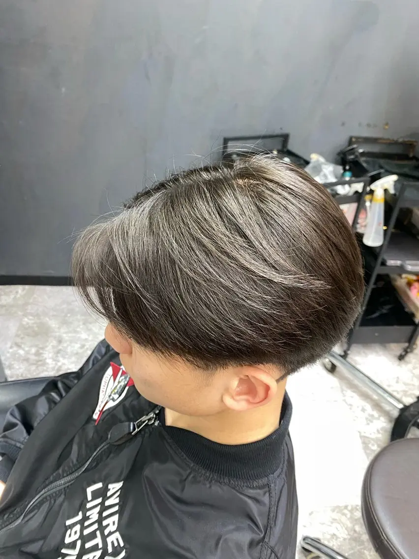 ショート カット 縮毛矯正 池田 亮雅のヘアスタイル