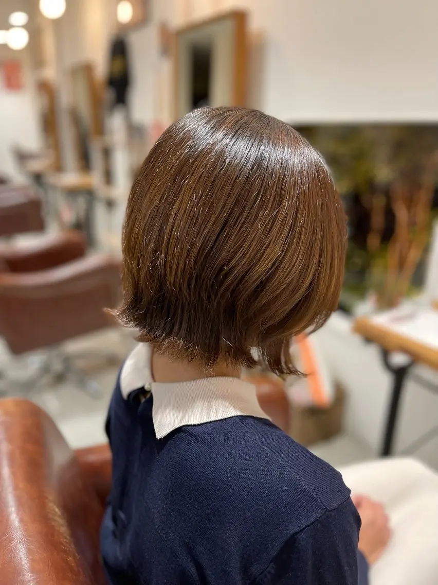 ミディアム 増田 夏季のヘアスタイル