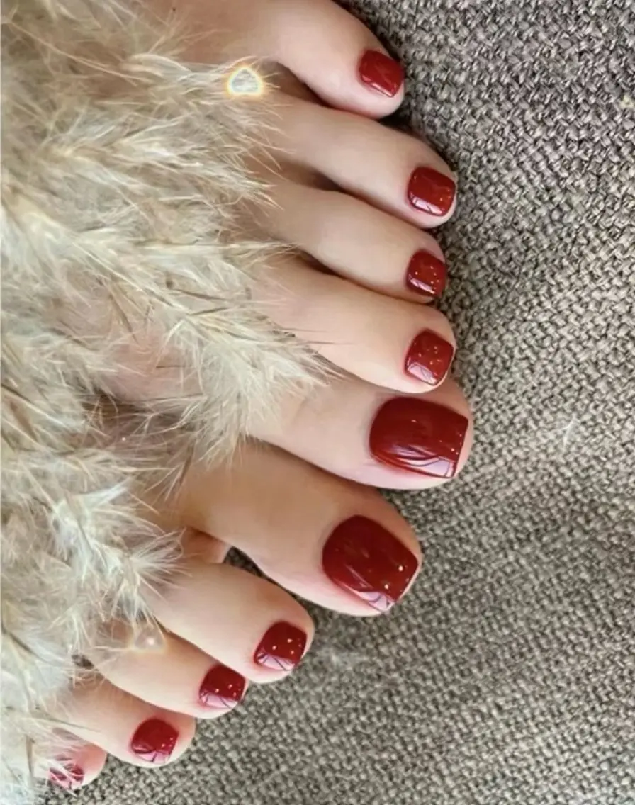 ネイル フットネイル ワンカラーネイル Mika Nailのネイルデザイン
