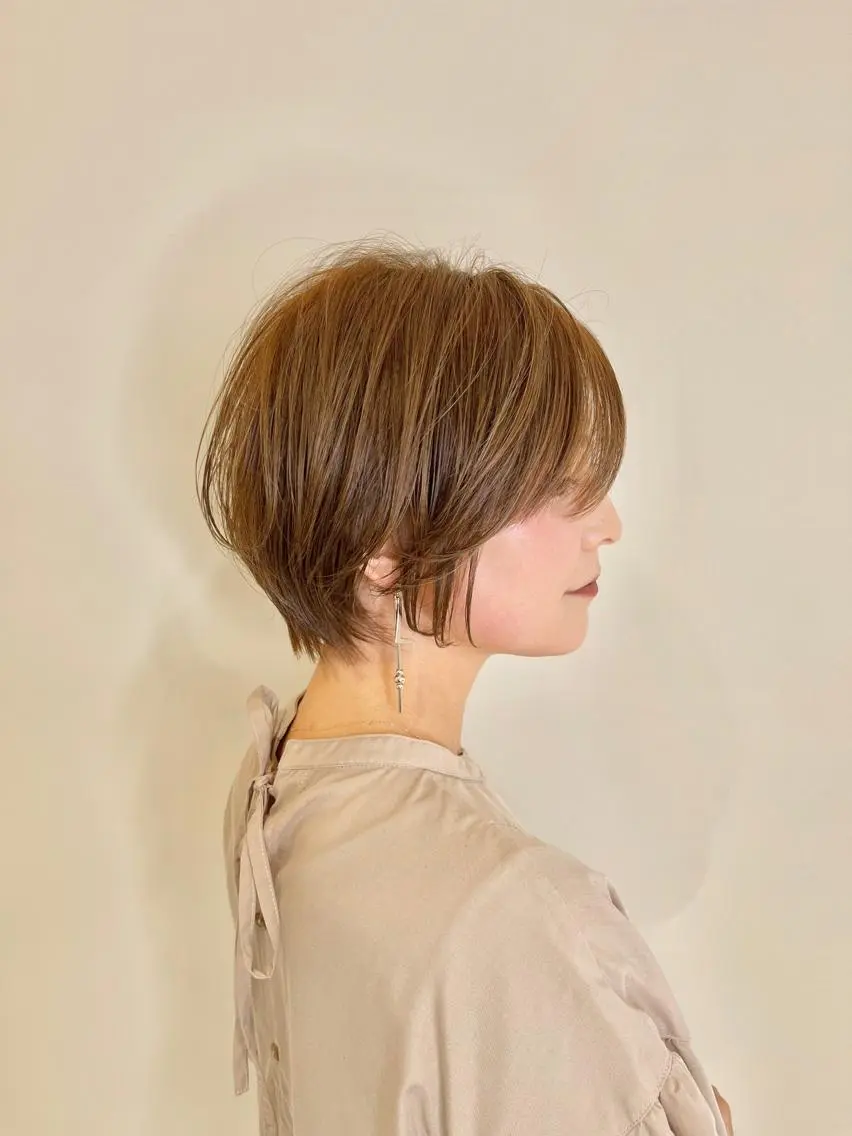 （19時半から受付中）カット＋トリートメント＋カラー＋撮影（ショート、ショートボブに切りたい方限定）の写真