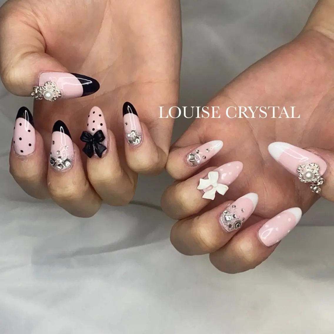 ネイル ハンドネイル LOUISE CRYSTALのネイルデザイン