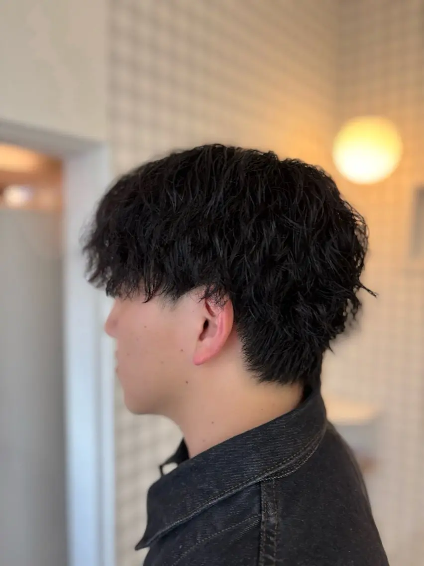 パーマ メンズ カット パーマ jammin.新塘 亮介のヘアスタイル