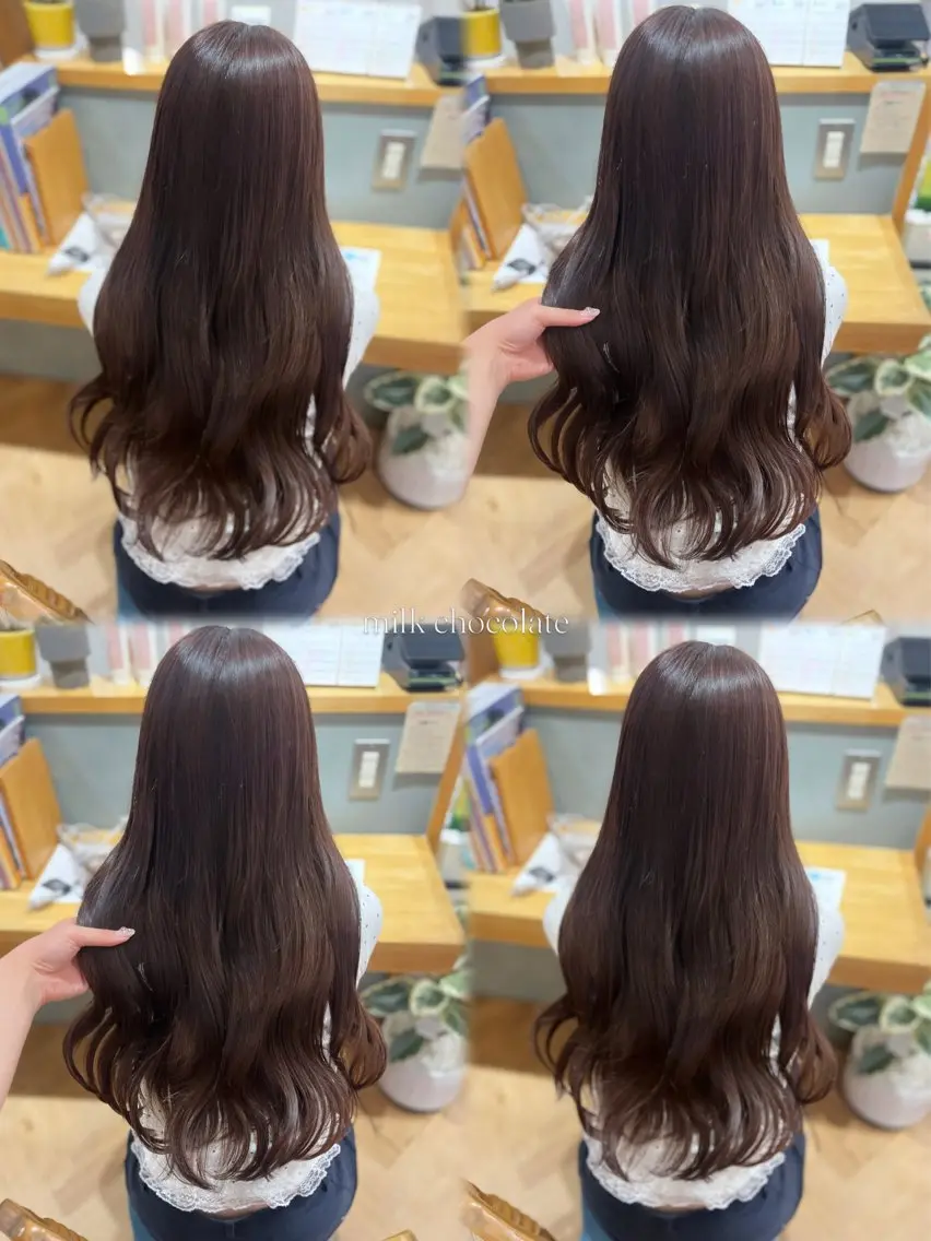 ロング カラー ヘアカラー merc.🐑🤍 山口夏希のヘアスタイル