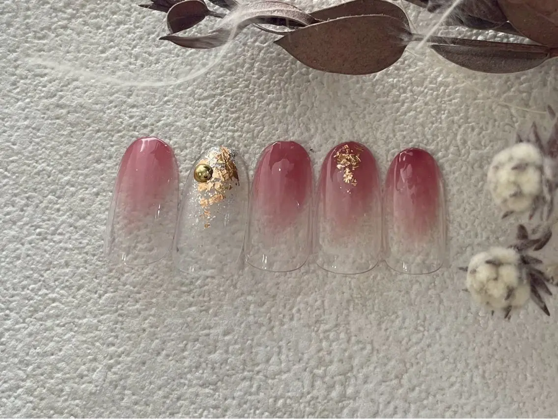 ネイル オーロラネイル フットネイル フレンチネイル ジェルネイル グラデーション ハンドネイル mogunail &blowのネイルデザイン