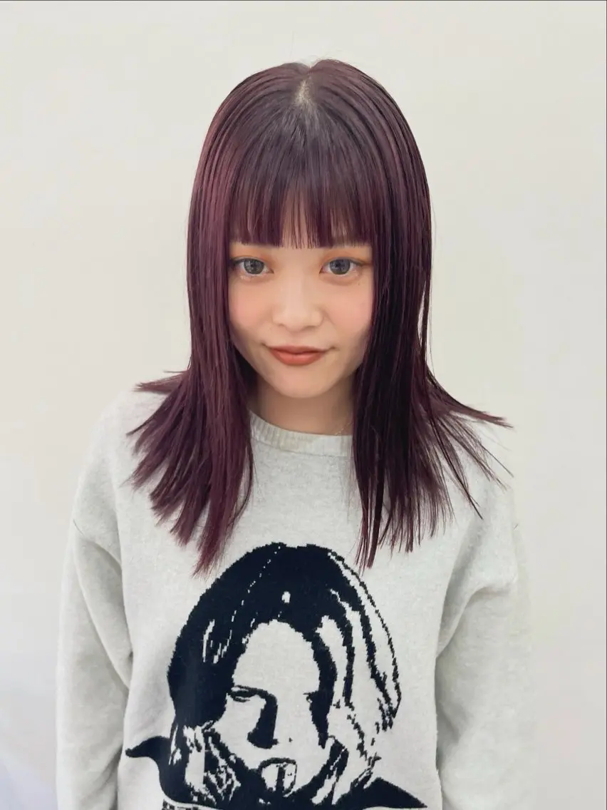 ミディアム カラー パーマ ヘアアレンジ メンズ カット ヘアカラー トリートメント tatsumi/ボブ ウルフ/レイヤーのヘアスタイル