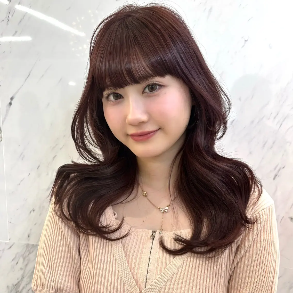 ロング カラー ロング カット ヘアカラー ParveMix 🪽鳥取彩花のヘアスタイル