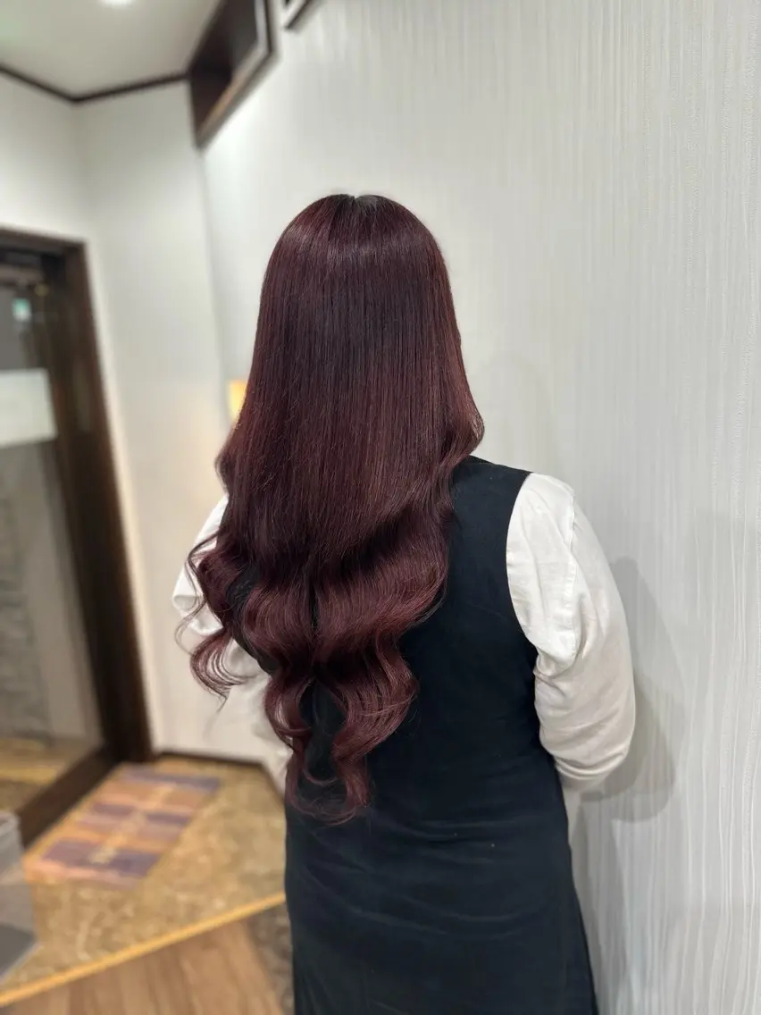 ♡プルエクステダイヤモンド毛質付けたままカラー♡ブリーチ不可の写真