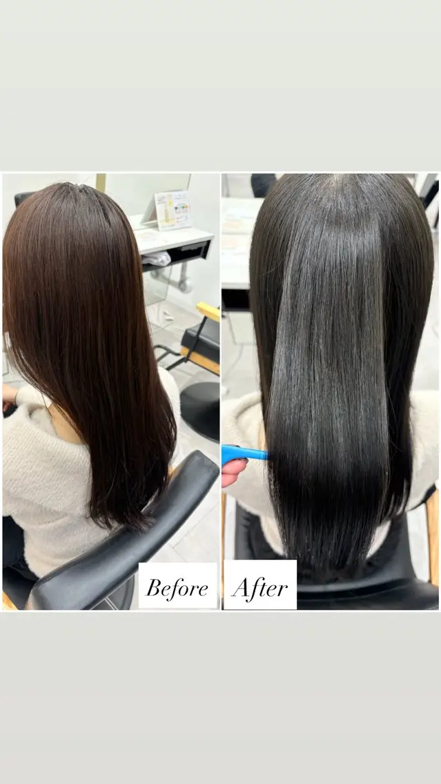 カラー ヘアカラー 💎yuina🦋 透明感カラーのヘアスタイル