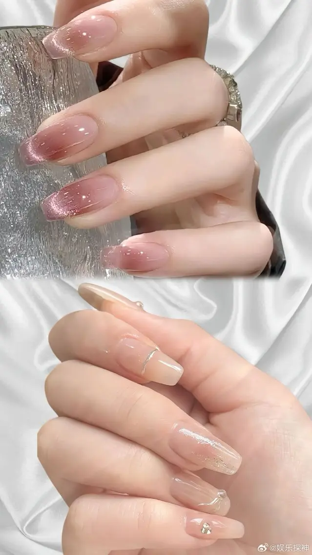 ネイル 長さ出し フットネイル フレンチネイル ジェルネイル ガラスフレンチ More Glam渋谷店のネイルデザイン