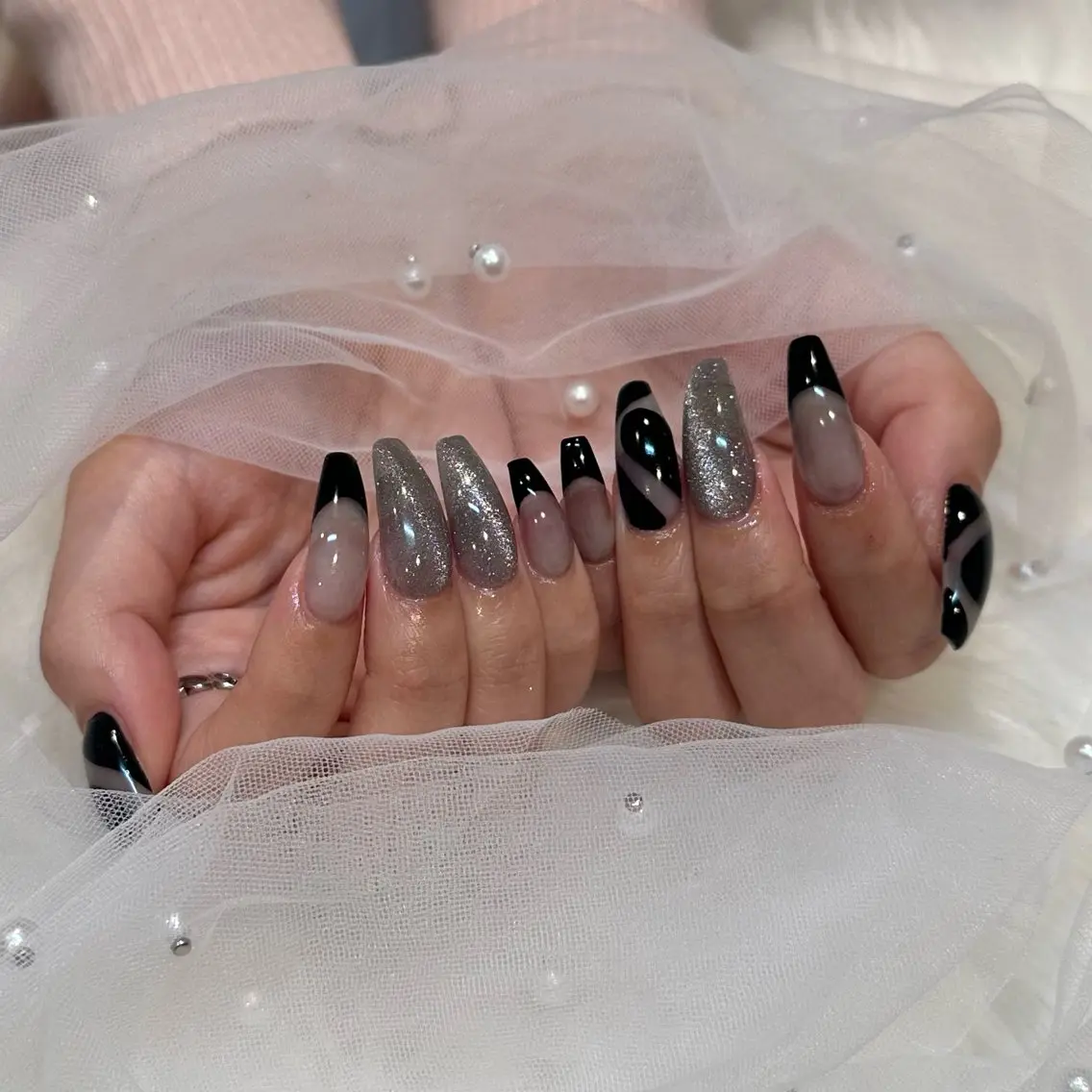 ネイル ハンドネイル 🧸原宿の美フォルム ネイリスト🧸いいだのネイルデザイン