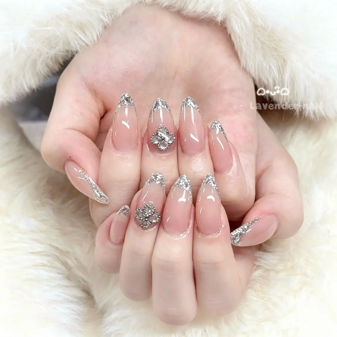 ネイル ハンドネイル Lavender nail·中島公園のネイルデザイン