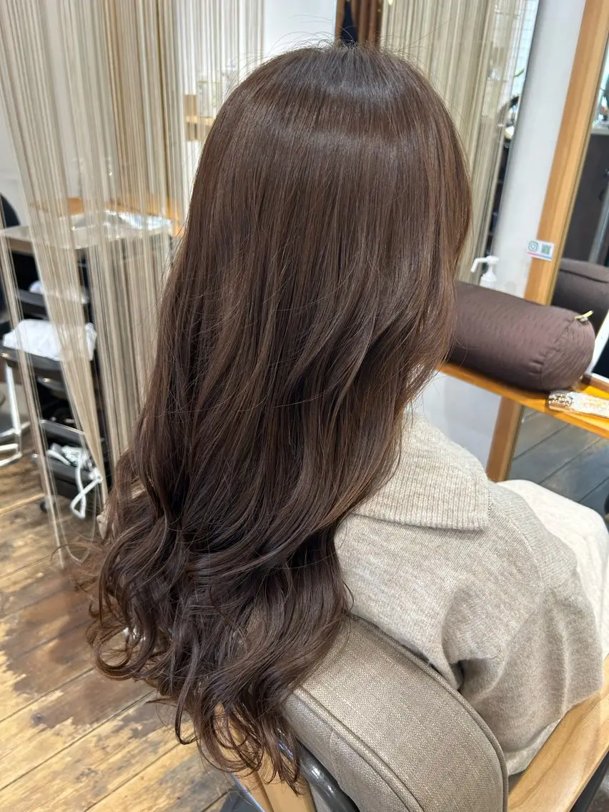 ロング カラー ブラウンカラー 透明感カラー ナチュラルブラウン kurel_ komakiのヘアスタイル
