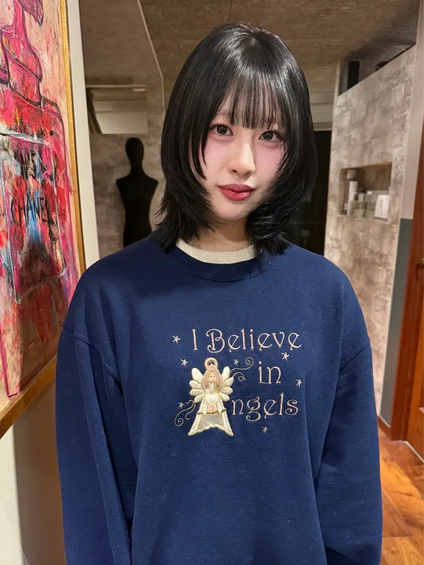 ミディアム カラー カット ヘアカラー トリートメント mai / linoah˚✧のヘアスタイル