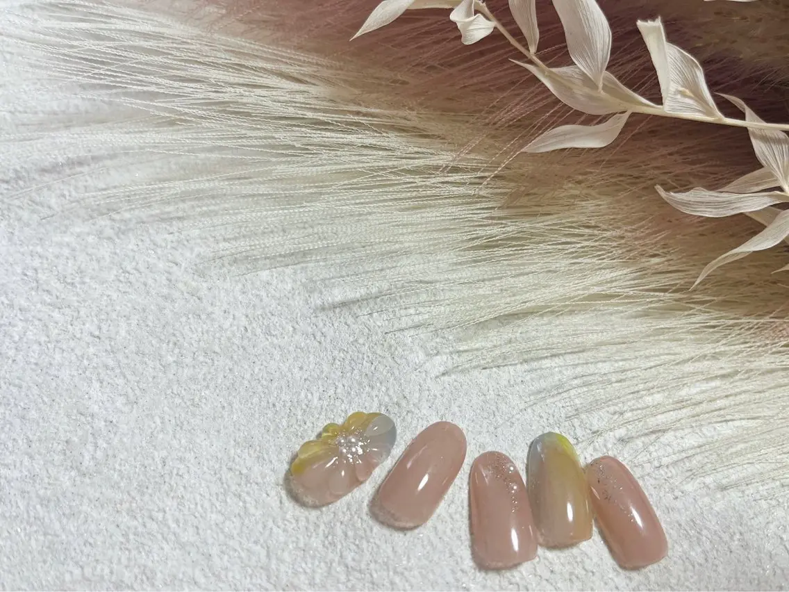 ネイル ジェルネイル メンズネイル パラジェル 春ネイル 夏ネイル ハンドネイル kiki nail &brow二子玉川のネイルデザイン