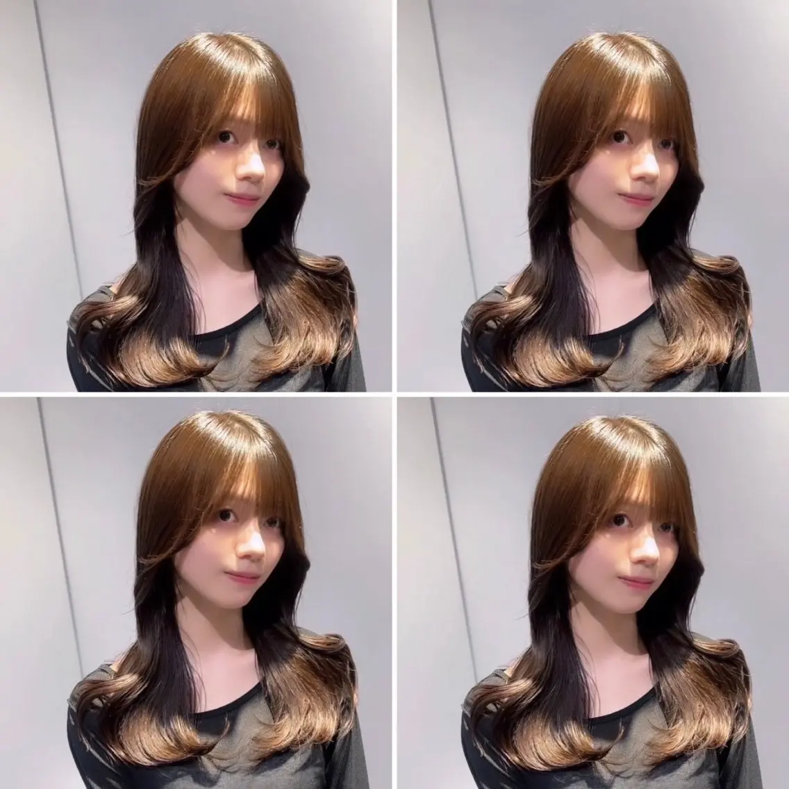 ロング カラー ヘアカラー トリートメント 髪質改善/艶カラー /エクステ✝️サクラのヘアスタイル