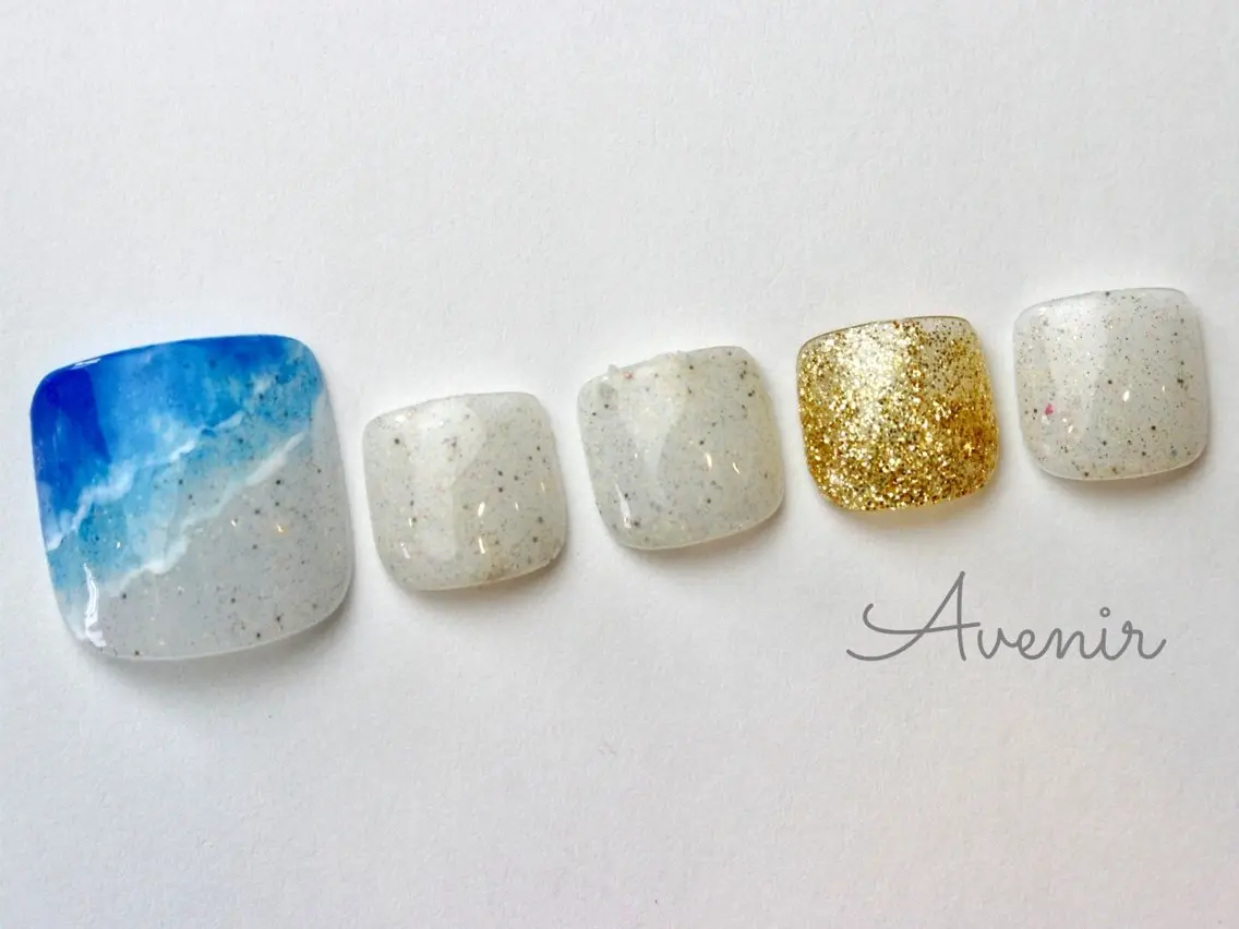 ネイル フットネイル Avenir 表参道 nail&eye予約のネイルデザイン
