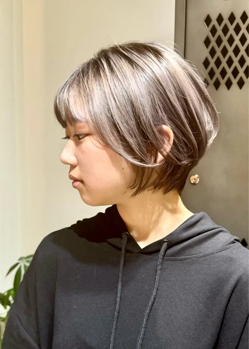 ショート カラー 園田 将士のヘアスタイル