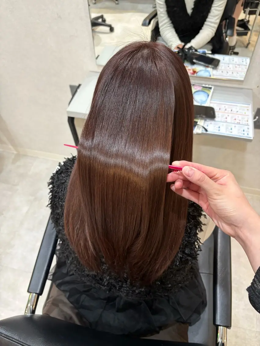 ロング 髪質改善 トリートメント トリートメント 髪質改善 /水素カラー/いろはのヘアスタイル