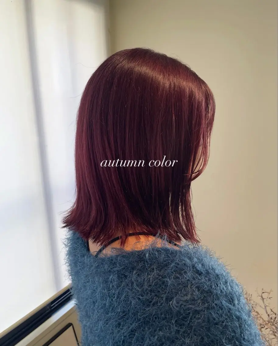 ミディアム ヘアカラー カラーモデル募集中 .꒰ঌ虹奈໒꒱のヘアスタイル