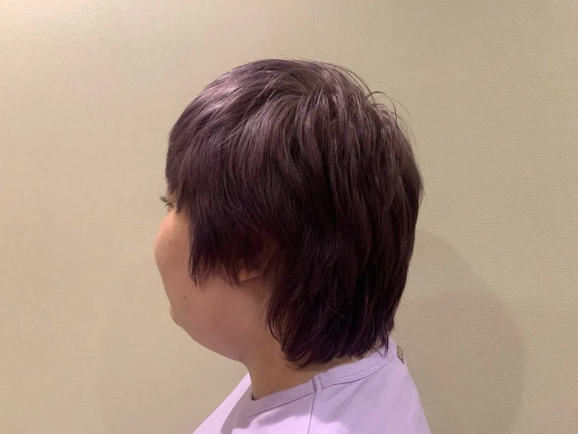 ショート カラー ヘアカラー トリートメント ERIKO Tのヘアスタイル