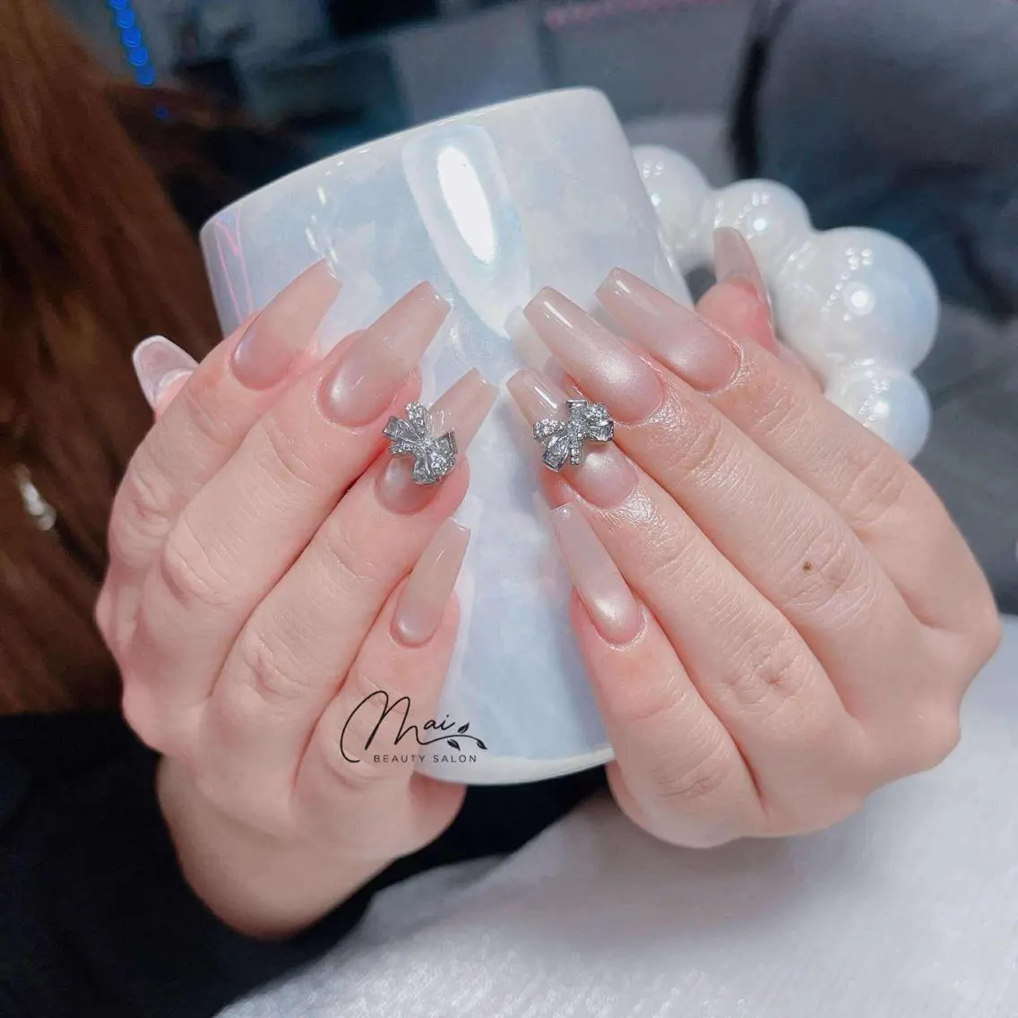 ネイル ジェルネイル パラジェル ワンホンネイル MaiBeauty Niのネイルデザイン