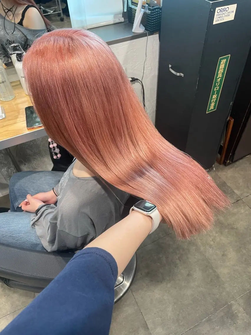 ロング カラー ハイトーン 横浜💞ミオのヘアスタイル