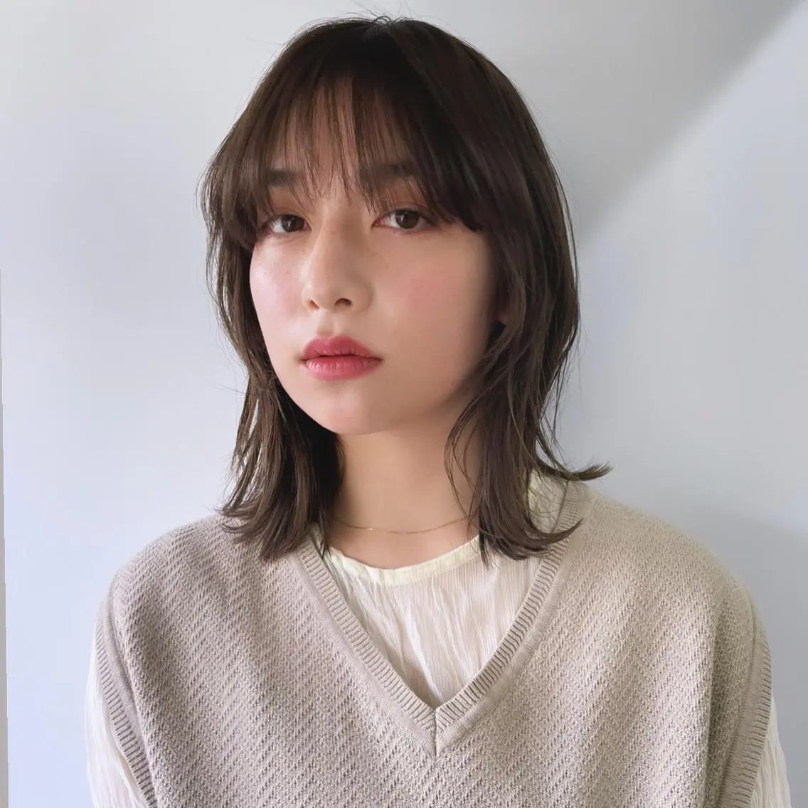 ミディアム カラー カット ヘアカラー トリートメント ヘアセット 🟧オシャレ女子多数 アツシ🟧のヘアスタイル