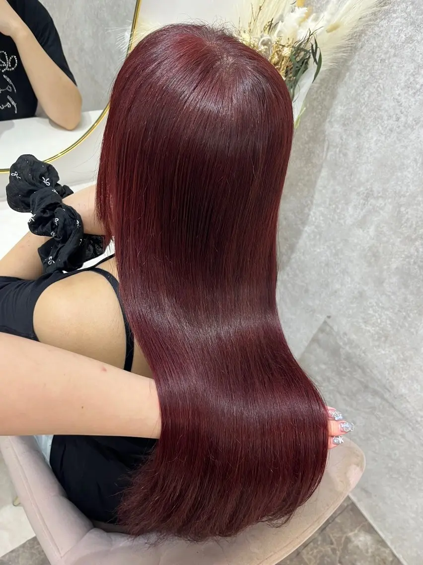 ロング カラー ヘアカラー トリートメント 畠中 唯/ハイトーン 🌱艶髪ヘアのヘアスタイル