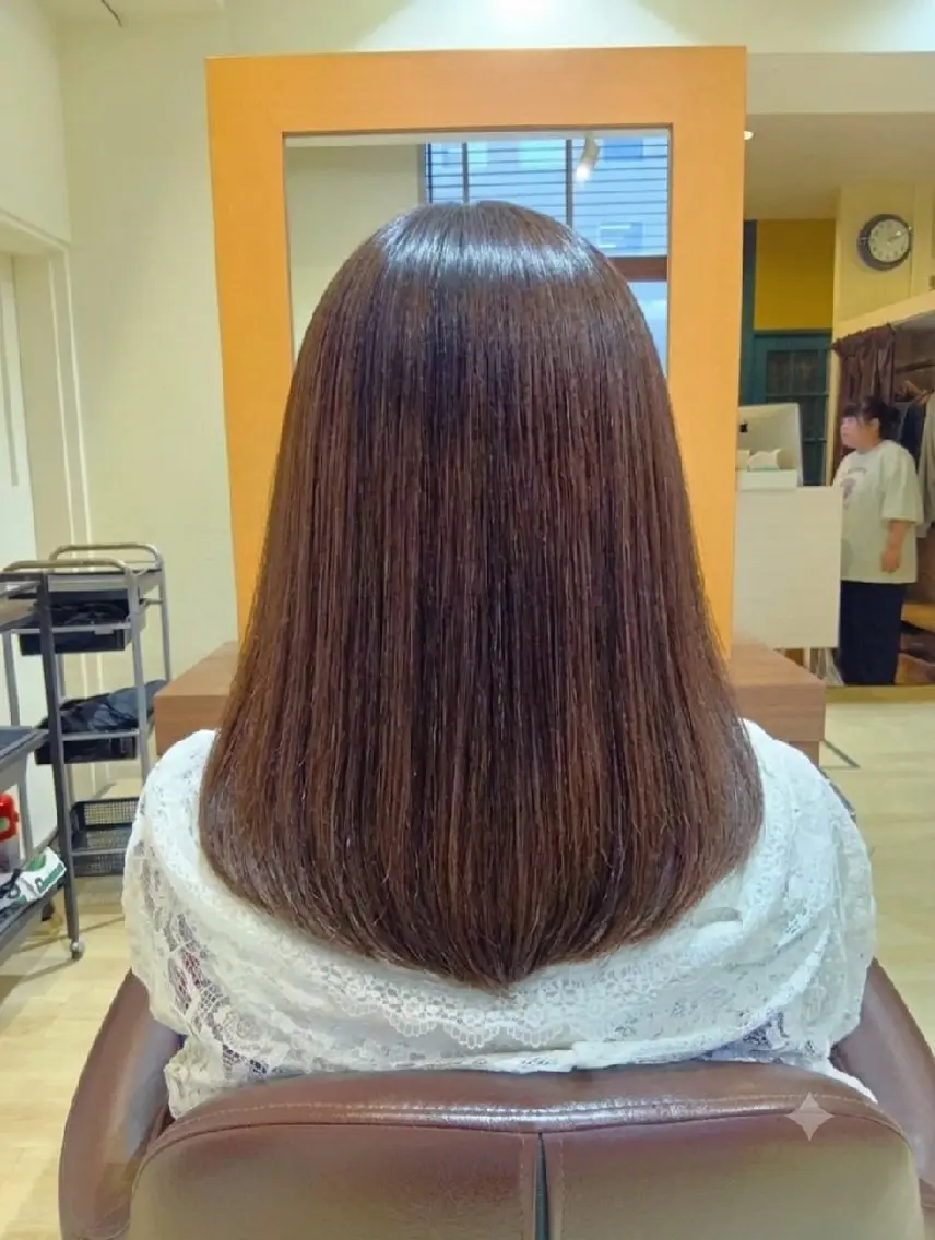 ロング ロング 縮毛矯正 トリートメント カット 縮毛矯正 トリートメント 小林暢🌟Orque 髪質改善サロン🌙のヘアスタイル