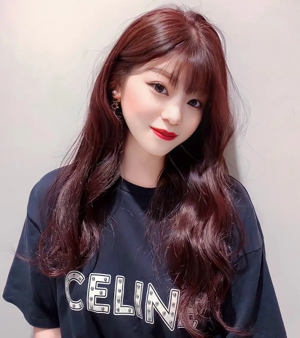 セミロング カラー カット ヘアカラー トリートメント ヘッドスパ ヘアセット 韓国ヘア/レイヤー/ 顔まわり/りょーとのヘアスタイル