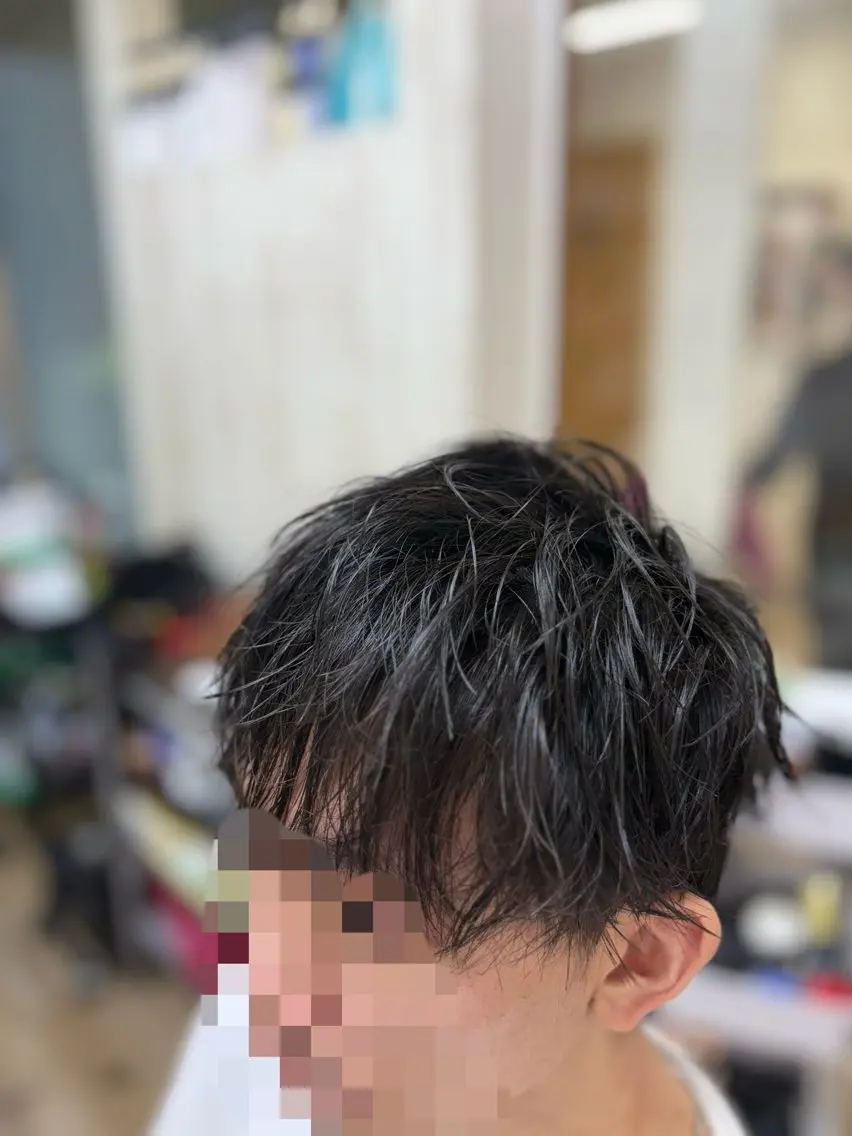 ショート メンズ マッシュ 髪質改善Acero 稲田圭翔のヘアスタイル