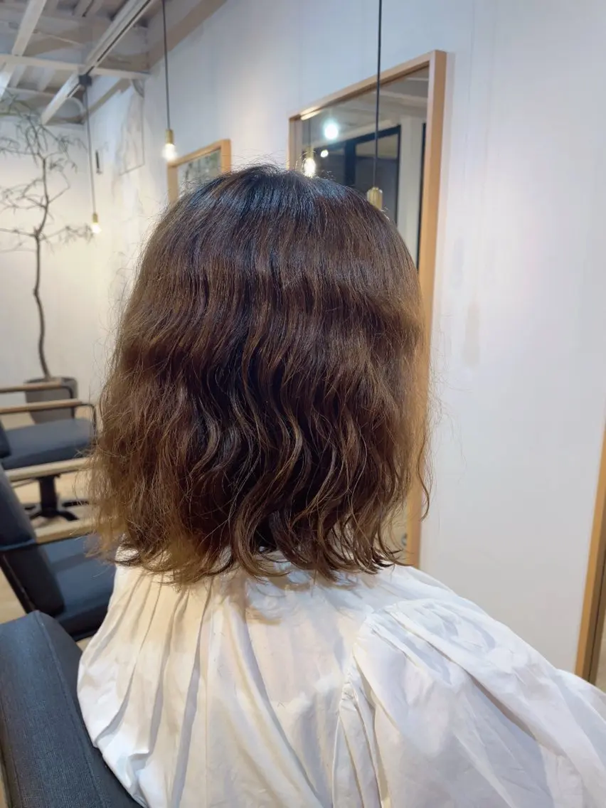 ミディアム 長瀬 友樹のヘアスタイル