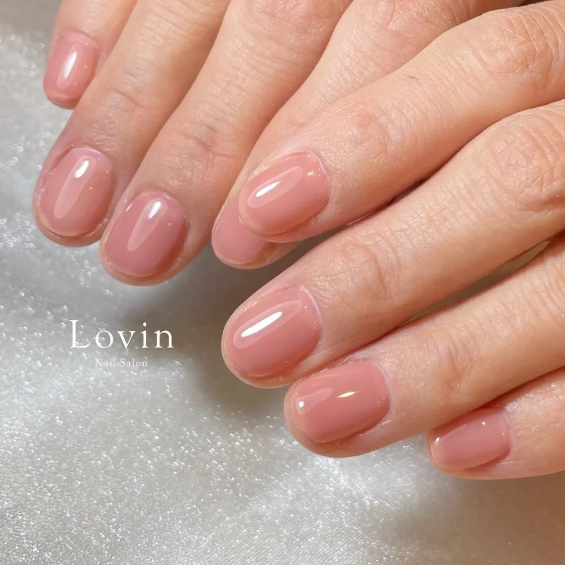 ネイル ジェルネイル ワンカラーネイル パラジェル k-two nailのネイルデザイン