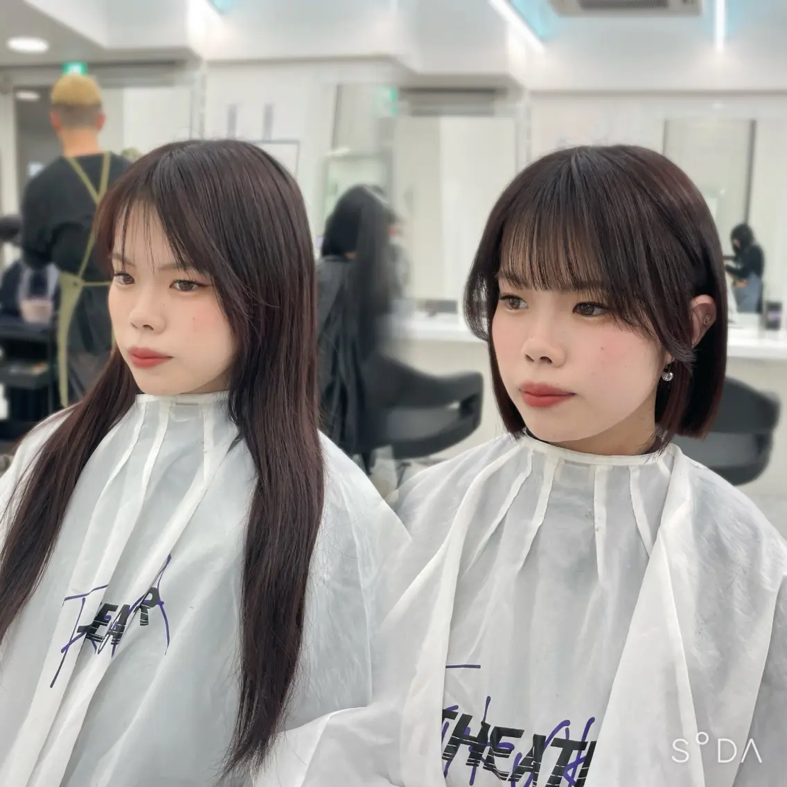 ミディアム カット MOE 福岡韓国ヘア✧︎のヘアスタイル