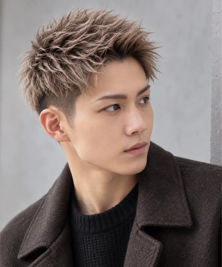 【ガラッとイメチェンを☆】メンズカット+Wカラー+艶トリートメント ¥12000の写真