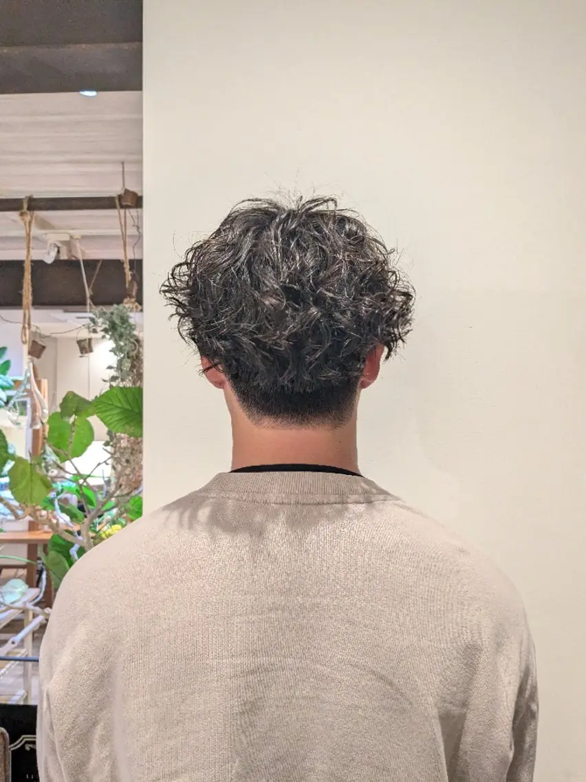 メンズ パーマ メンズパーマ スパイラルパーマ カット パーマ Spring Akariのヘアスタイル