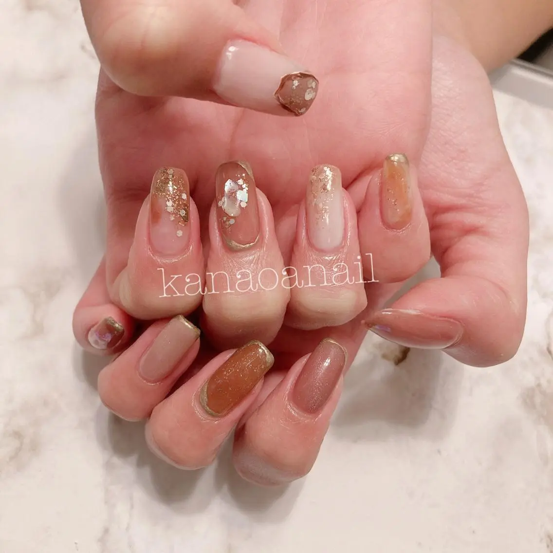 ネイル 地爪育成💅 kanaoanailのネイルデザイン