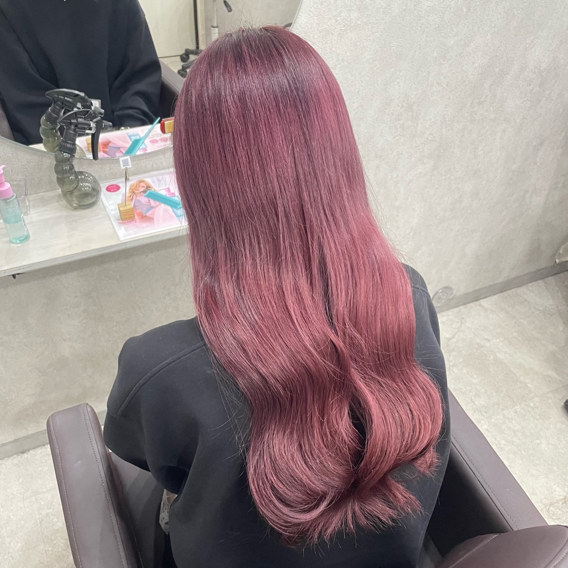 ロング カラー 鈴木 美実のヘアスタイル